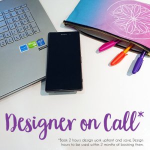 designer on call pre book hours and save