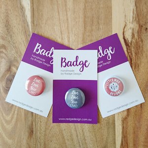 little moo designs branded badges