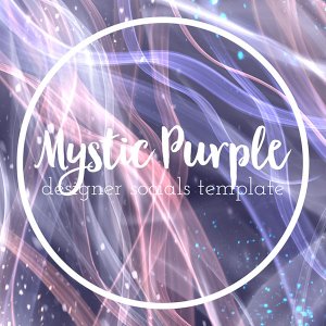 mystic purple templates for instagram posts