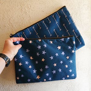 large pouch cosmos designs hide your craft supplies