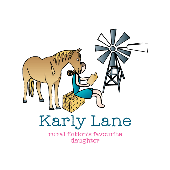Karly Lane author logo design