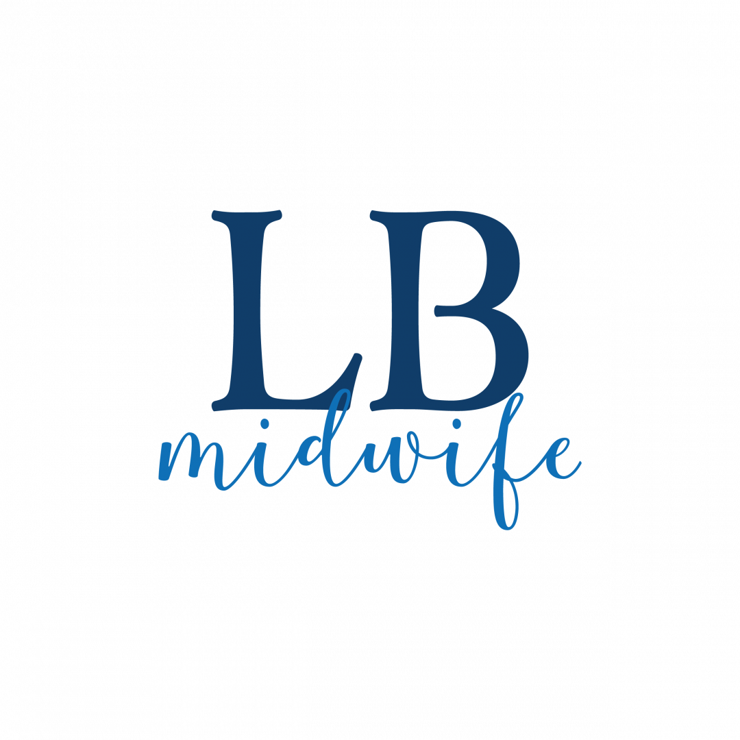 monogram inspired design for a midwife