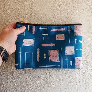 paintbrush teal perfect pouch for pencils