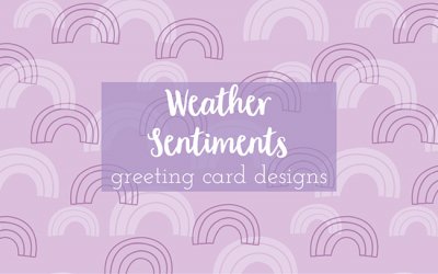 Greeting Card Collection Weather Sentiments