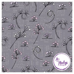 mindful notions floral fabric design