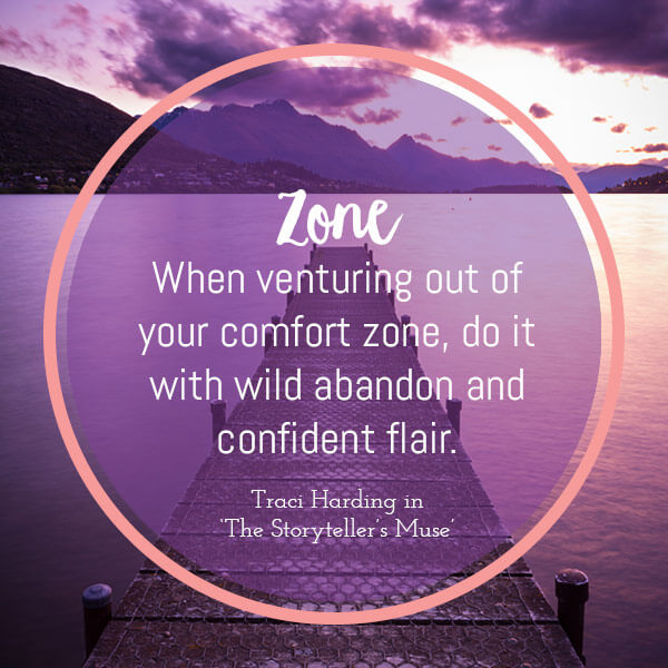 venture from your comfort zone and be inspired