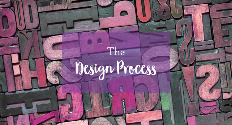 the design process explaining graphic design