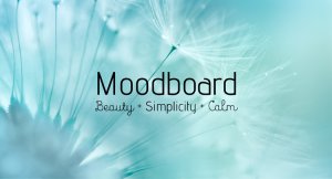 moodboard beauty simplicity calm